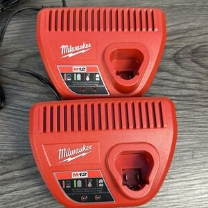 Genuine‎ Milwaukee 48-59-2401 M12 (2 Chargers)  Lithium-ion Battery Charger